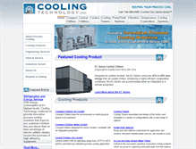 Tablet Screenshot of coolingtechnology.com